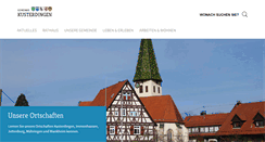 Desktop Screenshot of kusterdingen.de